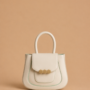 Ivory Mini Top Handle Bag