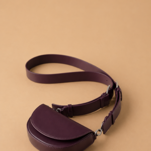 Deep plum crossbody bag